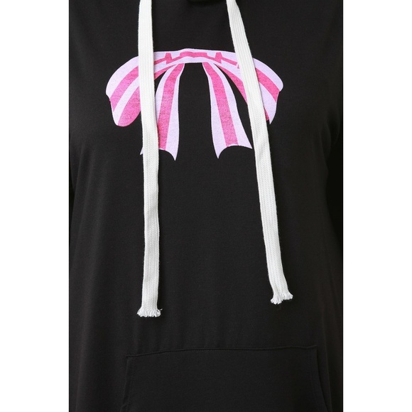 2x New Plus Size Ribbon Hoodie top Dress - Picture 5 of 7